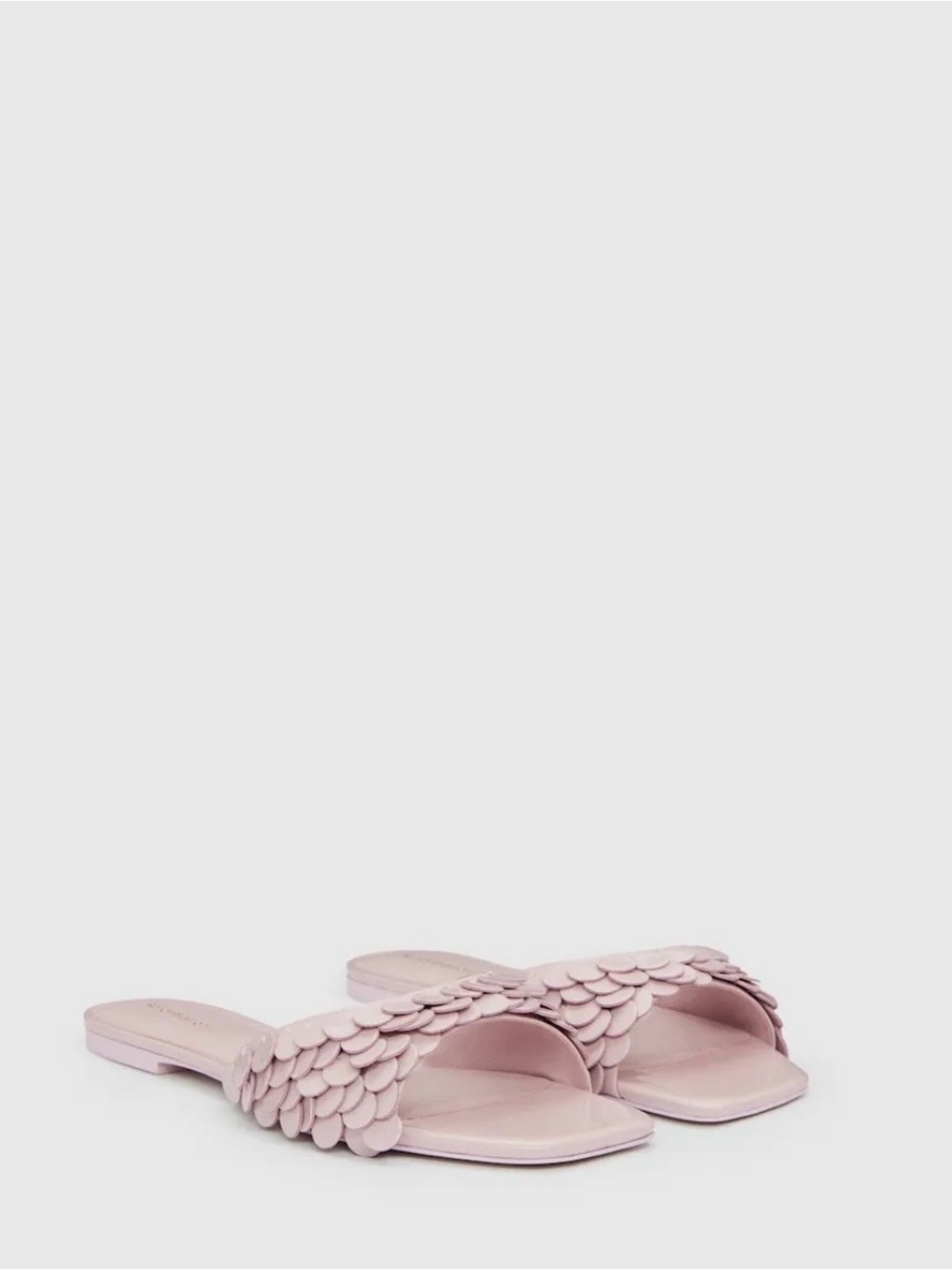 Reformation Imogen Flat Sandal Pink - Size 8 - Picture 4 of 6